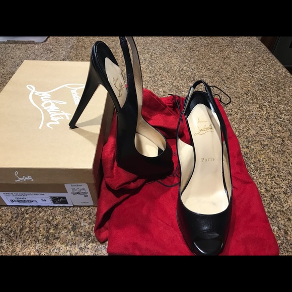 Christian Louboutin Shoes - Authentic Christian Louboutin No Privé Slingback SZ 39
